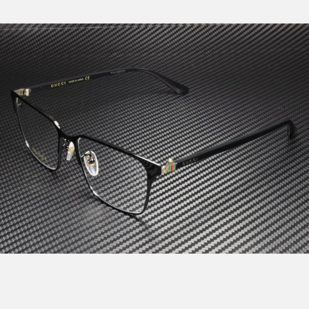 Gucci Men's Eyeglasses Rectangular 56mm